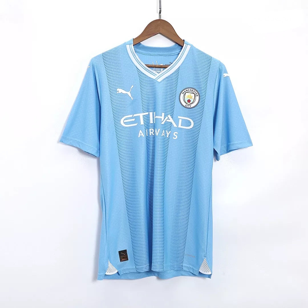 Camiseta del Manchester City. Temporada 2023/24 (versión jugador) 90minutos