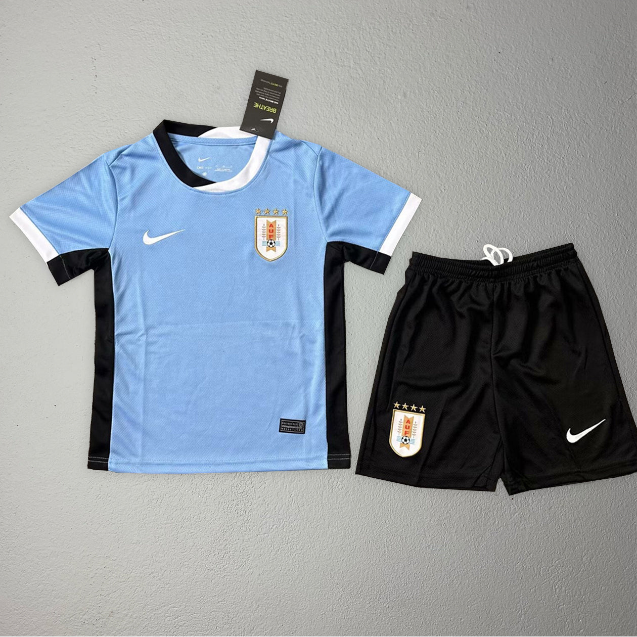 Camiseta y Short de Ururguay para niños. Temporada 24-25 90minutos⚡️